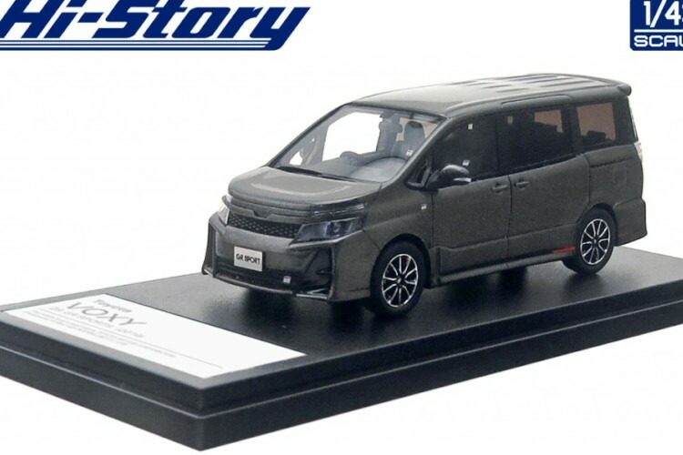 ハイストーリー 1/43 トヨタ ヴォクシー ZS GRスポーツ 2019 イナズマスパーキングブラックガラスフレークHi-Story 1:43 Toyota Voxy ZS GR Sport 2019 Inazmus Parking Black Glass Flake｜Reowide モデルカー カタログ SHOP