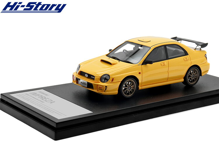 ハイストーリー 1/43 スバル インプレッサ S202 STi バージョン 2002 アストラルイエローHi-Story 1:43 SUBARU IMPREZA S202 STi Version (2002) Astral Yellow|Reowide モデルカー カタログ SHOP