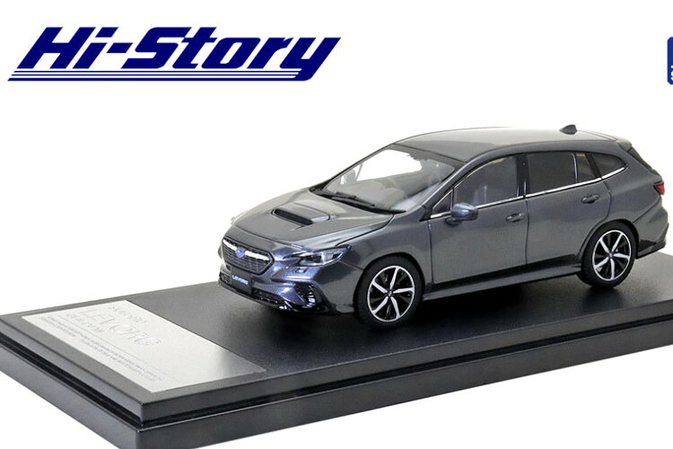 ハイストーリー 1/43 スバル レヴォーグ GT-H 2020 マグネタイトグレーメタリックHi-Story 1:43 SUBARU LEVORG GT-H (2020) Magnetite Gray Metallic｜Reowide モデルカー カタログ SHOP