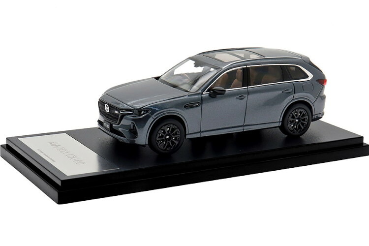 ハイストーリー 1/43 マツダ CX-80 2024 マシーングレープレミアムメタリックHi-Story 1:43 MAZDA CX-80 2024 Machine Gray Premium Metallic｜Reowide モデルカー カタログ SHOP