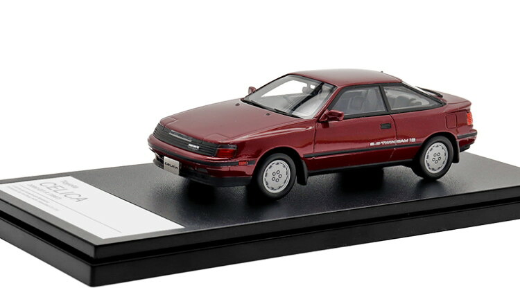 ハイストーリー 1/43 トヨタ セリカ 2000 GT-R 1987 レッドマイカHi-Story 1:43 Toyota CELICA 2000 GT-R 1987 Red Mica|Reowide モデルカー カタログ SHOP