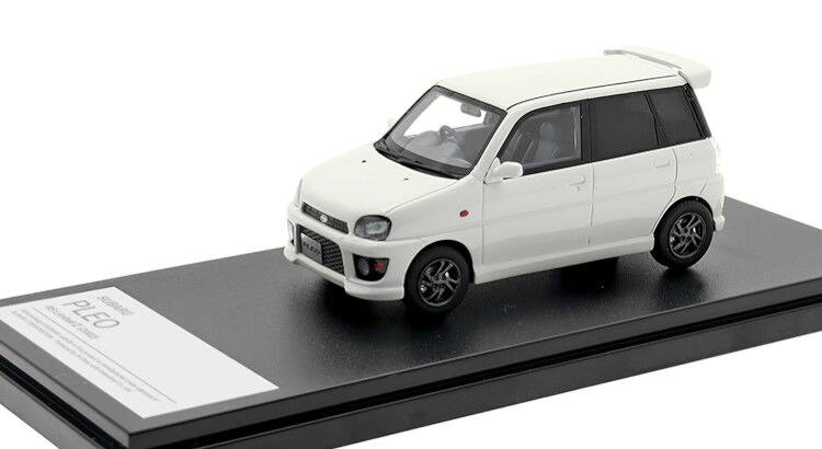 ハイストーリー 1/43 スバル プレオ RS Limited 2 2002 ピュア ホワイトHi-Story 1:43 SUBARU PLEO RS Limited ll 2002 Pure White｜Reowide モデルカー カタログ SHOP
