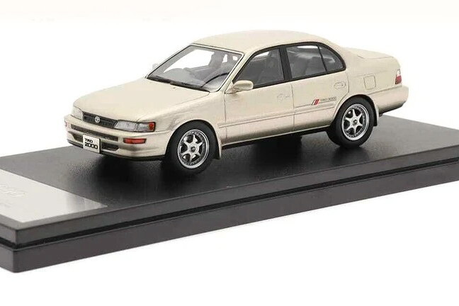 ご機嫌謂われ因縁 1/43 トヨタ カローラ TRD 2000 1994 ゴールド Peako特注Hi-Story 1:43 Toyota Corolla TRD 2000 1994 Gold special for Peako