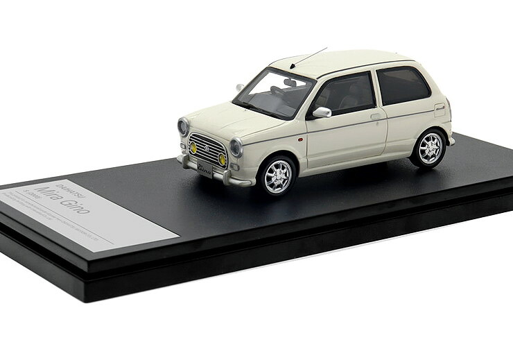 ハイストーリー 1/43 ダイハツ ミラ ジーノ S 2000 パールホワイトHi-Story 1:43 DAIHATSU Mira Gino S 2000 Pearl White|Reowide モデルカー カタログ SHOP