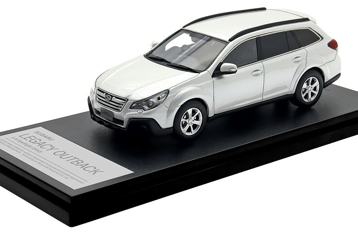ハイストーリー 1/43 スバル レガシィ アウトバック 2.5i アイサイト 2012 サテンホワイト パールHi-Story 1:43 SUBARU LEGACY OUTBACK 2.5i EyeSight 2012 Satin White Pearl|Reowide モデルカー カタログ SHOP