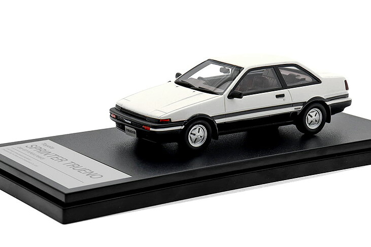 ハイストーリー 1/43 トヨタ スプリンタートレノ 2ドア GT APEX 1983 ハイテックツートンHi-Story 1:43 Toyota SPRINTER TRUENO 2dr GT APEX 1983 Hi-Tech Two-Tone｜Reowide モデルカー カタログ SHOP