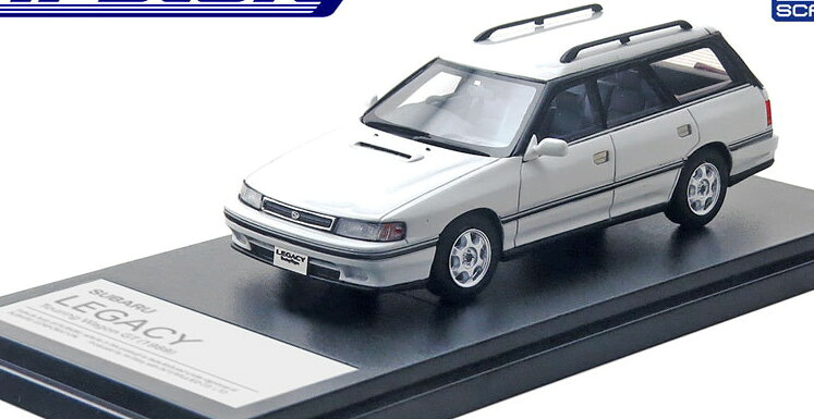 ハイストーリー 1/43 スバル レガシィ ツーリングワゴン GT 1989 セラミックホワイトHi-Story 1:43 SUBARU LEGACY Touring Wagon GT 1989 Ceramic White｜Reowide モデルカー カタログ SHOP