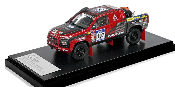 ハイストーリー 1/43 三菱 トライトン #137 アジアクロスカントリー 2024 小出一登/千葉栄二Hi-Story 1:43 Mitsubishi Triton #137 AXCR 2024 Koide/Chiba｜Reowide モデルカー カタログ SHOP