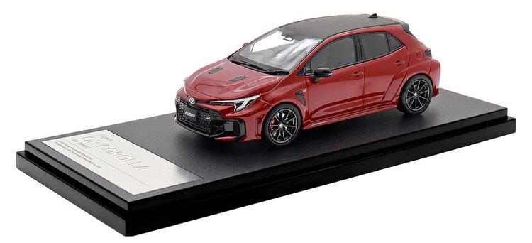 ハイストーリー 1/43 トヨタ GRカローラ RZ 2025 エモーショナルレッド2Hi-Story 1:43 Toyota GR Corolla RZ 2025 Emotional Red II｜Reowide モデルカー カタログ SHOP