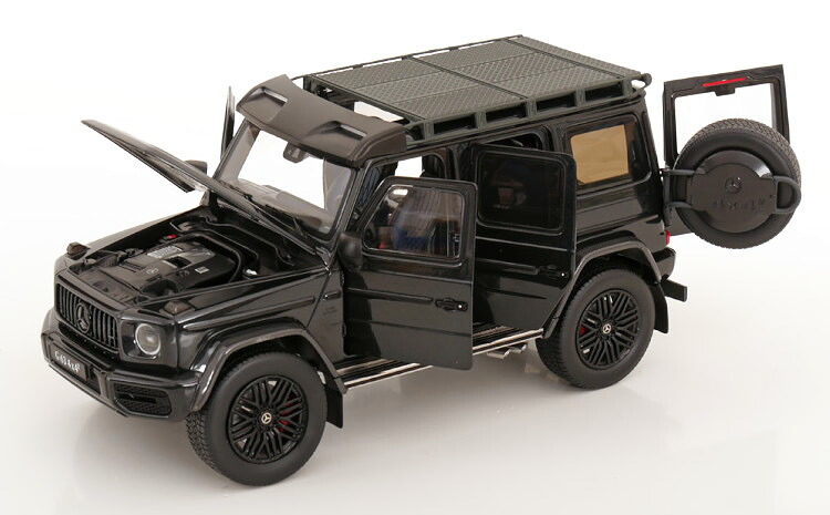 iScale 1/18 メルセデス AMG G63 W463 4x4 2022 ブラックメタリック 500台押さえる 開閉iScale 1:18 Mercedes AMG G63 W463 4x4 2022 blackmetallic Limited 500 pcs
