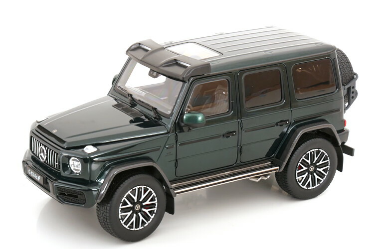iScale 1/18 メルセデス ベンツ AMG G63 (W463) 4x4 2022 エメラルドグリーンメタリック 500台押さえる 開閉iScale 1:18 Mercedes Benz AMG G63 (W463) 4x4 2022 Emerald Green Metallic Limited 500 pcs