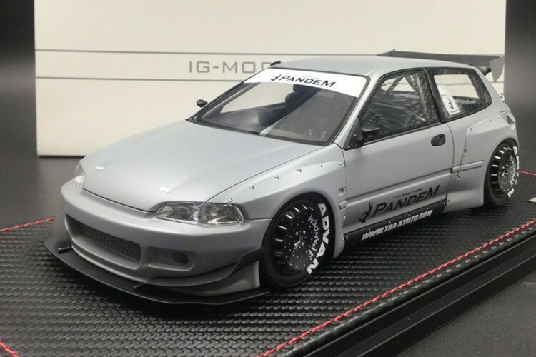 イグニッション 1/18 パンデム ホンダ CIVIC EG6 エアフォースグレー 100台限定 ignition 1:18 PANDEM Honda CIVIC EG6 Air Force Gray Limited Edition 100 pcs｜Reowide モデルカー カタログ SHOP