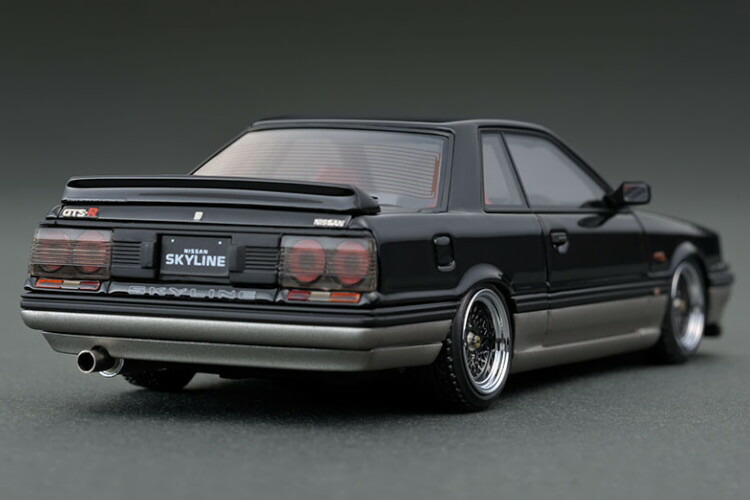 イグニッション 1/43 日産 スカイライン GTS-R R31 ブラック ガン