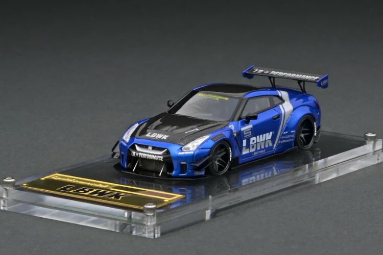イグニッション 1/64 日産 GT-R R35 印字機2 青みignition1/64 Nissan GT-R R35 type 2 Blue