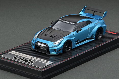 イグニッション 1/64 日産 35GT-RR ライトブルーメタリック ignition 1/64 Nissan 35GT-RR Light Blue Metallic