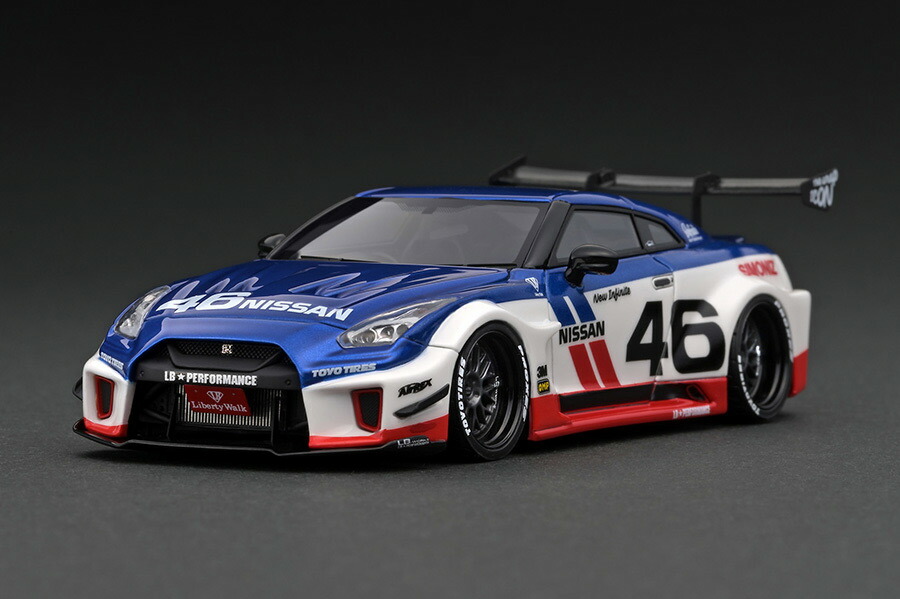 イグニションモデル R35 GT-R Libertywalk 1033 IG2557 1/43 LB-WORKS Nissan GT-R R35 type 2 Matte Green With