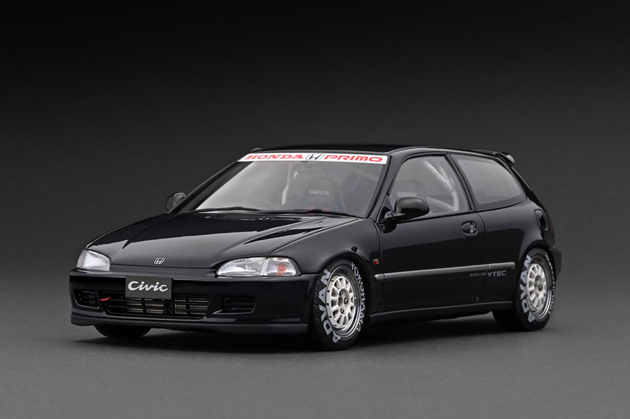ignition model Civic ブラック 明日！！1/18エンジン付WEB限定モデル「CIVIC (FD2) TYPE R