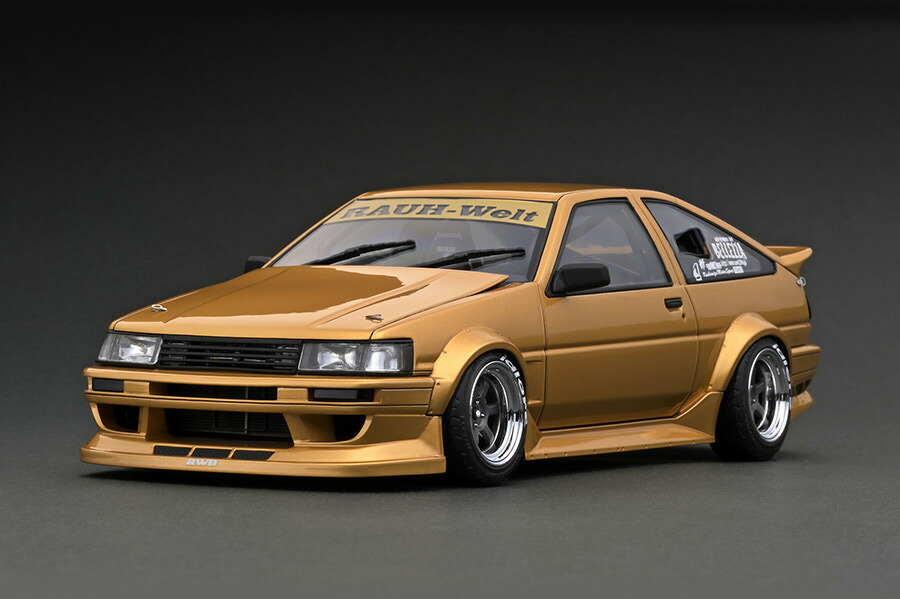 タニカン1/18 IG RWB 86レビン　ダルマセリカ【新品】2台 IG1772 1/18 Toyota Sprinter Trueno (AE86) 3Door TK-Street