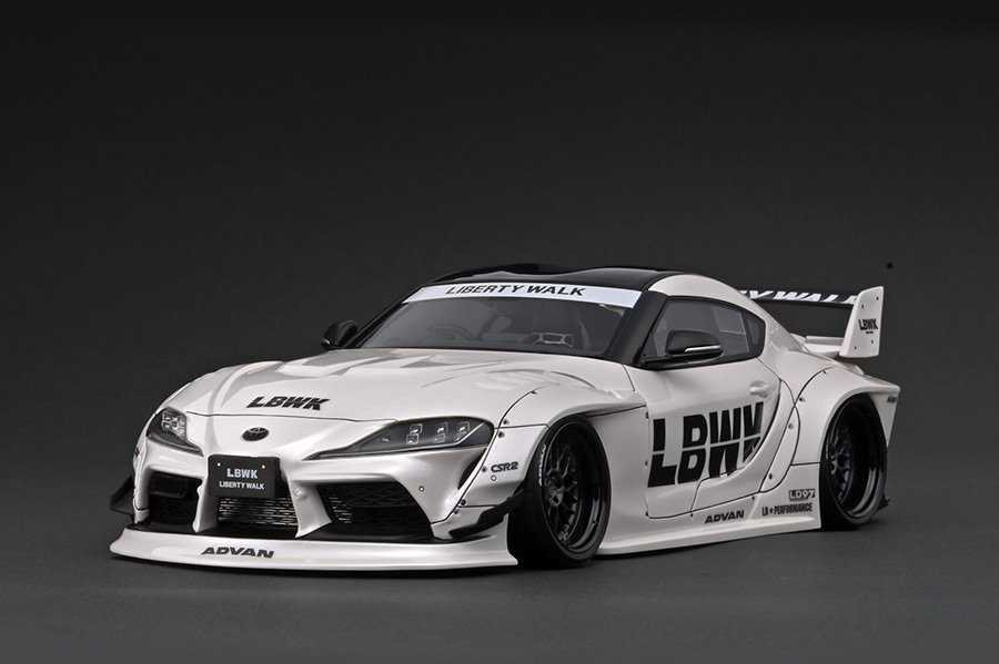 イグニッションモデル 1/18 LB-WORKS トヨタ スープラ (A90) ホワイトignition model 1/18 LB-WORKS TOYOTA SUPRA (A90) White|Reowide モデルカー カタログ SHOP