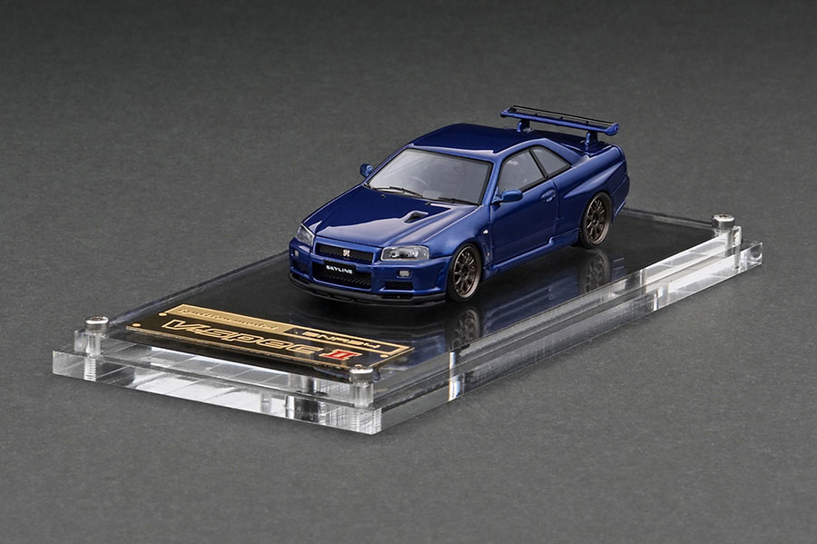 楽天市場】TIMEMICRO 1/64 日産 スカイライン GT-R R34 ブルー