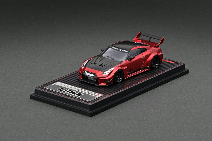 イグニッション 1/64 LB-Silhouette WORKS GT 日産 35GT-RR レッドメタリックignition 1/64 LB-Silhouette WORKS GT Nissan 35GT-RR Red Metallic｜Reowide モデルカー カタログ SHOP