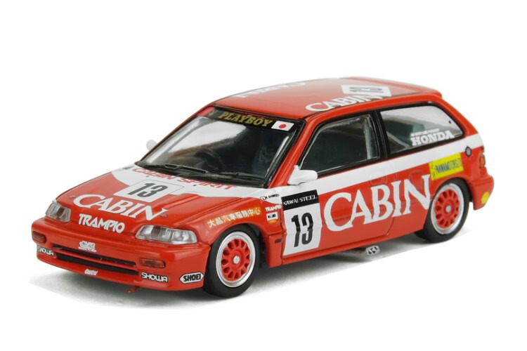 INNO 1/64 ホンダ シビック EF9 テンプルレーシング 限定品 JDM