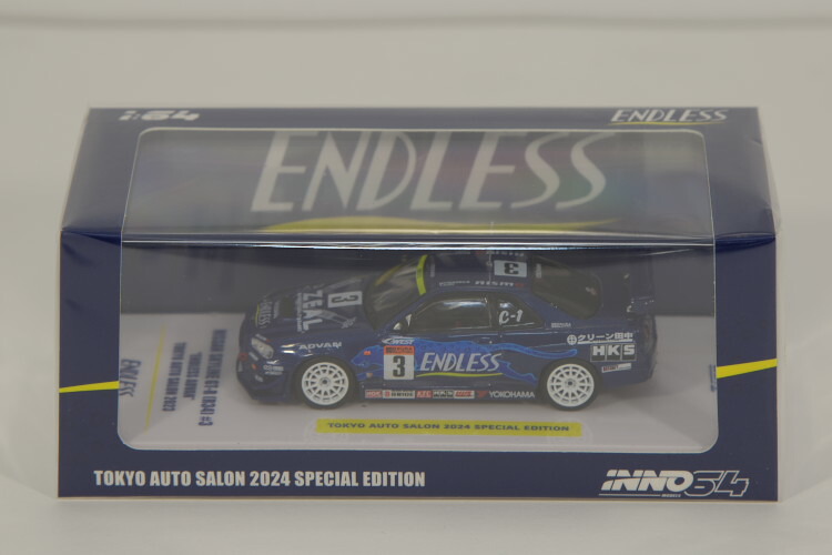 INNO Models イノモデル 1/64 日産 スカイライン GT-R R34 #3 エンドレス アドバン TAS 2023 Salon 2023 オートサロン 2024 イベント限定モデル NISSAN SKYLINE GT-R R34 ENDLESSADOVAN TAS 2023 TAS 2024 Special Edition|Reowide モデルカー カタログ SHOP
