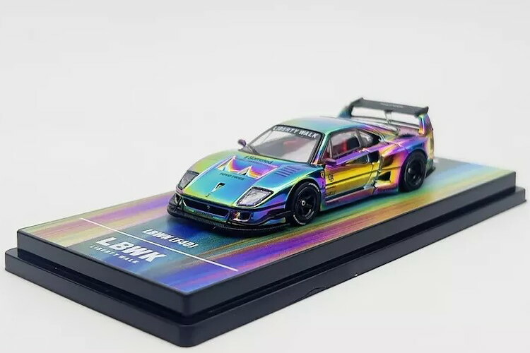 イノ64 1/64 LBワークス F40 クロームシルバーINNO64 1:64 LB-WORKS F40 chrome silver｜Reowide モデルカー カタログ SHOP