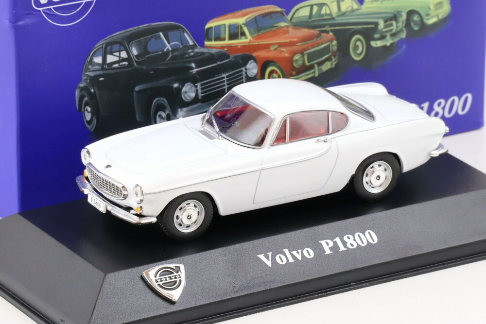 アトラス イクソ 1/43 ボルボ コレクション 1964 ボルボ P1800 クーペホワイト Atlas IXO 1:43 Volvo Collection 1964 Volvo P1800 Coupe white