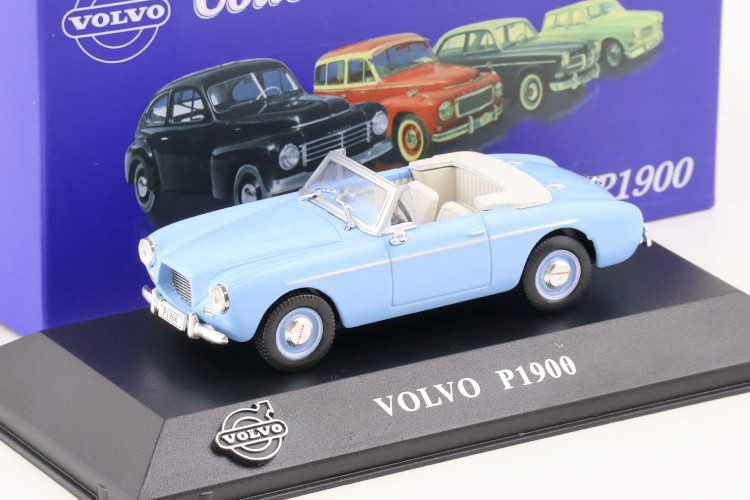 Atlas IXO 1/43 ボルボ コレクション 1956 ボルボ P1900 カブリオレ ライトブルー Atlas IXO 1:43 Volvo Collection 1956 Volvo P1900 Cabriolet light blue