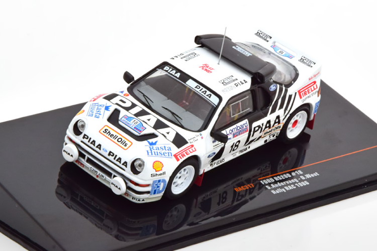 イクソ 1 43 フォード Rs0 18 Rac ラリー 1986ixo 1 43 Ford Rs0 No 18 Rac Rally 1986 Andervang West septicin Com