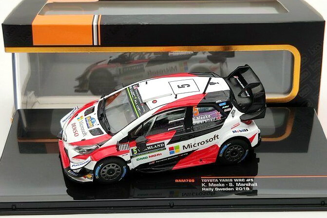 イクソ 1/43 トヨタ ヤリス WRC No.5 スウェーデン 2019 Ixo 1:43 Toyota Yaris WRC #5 Rally Sweden 2019
