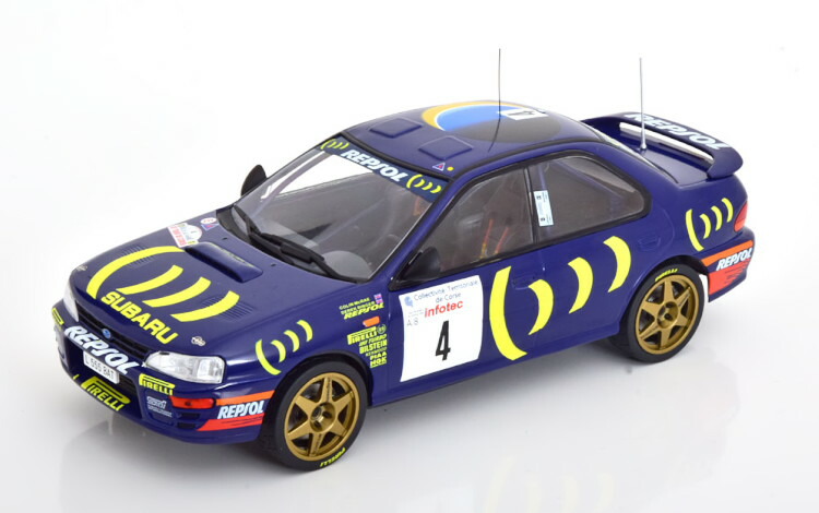 イクソ 1/18 スバル インプレザ 555 #4 ツール・ド・コルス 1995 マクレー Ixo 1:18 Subaru Impreza 555 No 4 Tour de Corse 1995 McRae Ringer