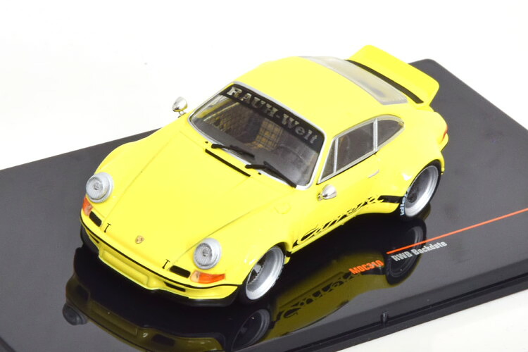 イクソ 1/43 ポルシェ 911 RWB バックデート ラフ ヴェルト ライトイエロー Ixo 1:43 Porsche 911 RWB Backdate Rauh Welt lightyellow
