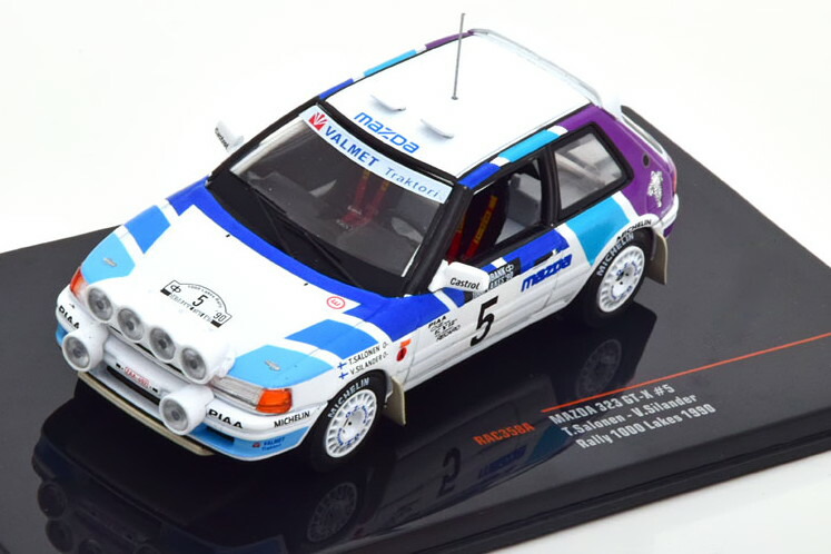 マツダ　323　4WD、GT-X　ラリーカーコレクション　7台セット 楽天市場】Altaya 1/24 マツダ 323 4WD #7 優勝 ラリー