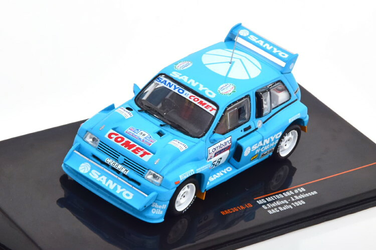 イクソ 1/43 MG メトロ 6R4 #58 RAC ラリー 1986Ixo 1:43 MG Metro 6R4 No 58 RAC Rally 1986 Fielding/Robinson|Reowide モデルカー カタログ SHOP
