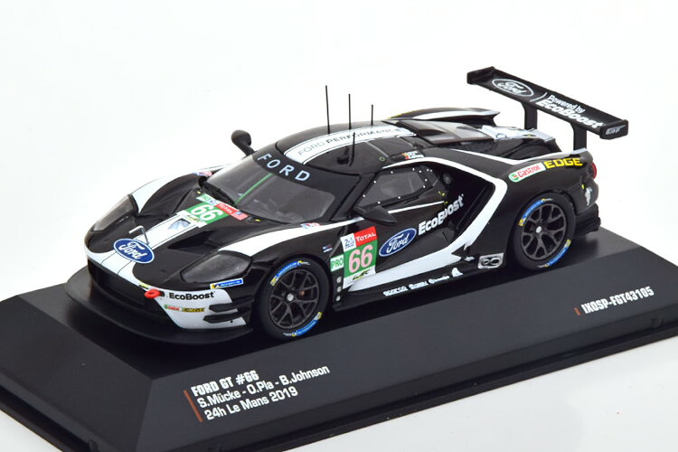 イクソ 1/43 フォード GT #69 24時間 ル・マン 2019 ムニョス ジョンソン Ixo 1:43 Ford GT No 66 24h Le Mans 2019 M?cke/Pla/Johnson