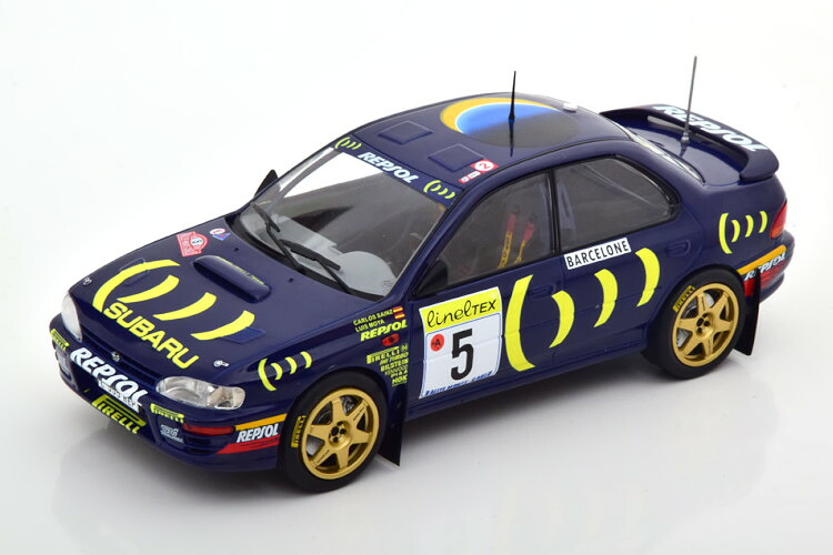 イクソ 1/24 スバル インプレッサ 555 優勝 ラリーモンテカルロ 1995 サインツ Ixo 1:24 Subaru Impreza 555 Winner Rally Monte Carlo 1995 Sainz/Moya