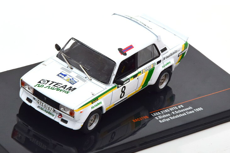イクソ 1/43 ラーダ 2105 VFTS #8 Valasska? Zima ラリー 1986 Ixo 1:43 Lada 2105 VFTS No 8 Rally Valasska? Zima 1986 Blahna/Schovanek｜Reowide モデルカー カタログ SHOP