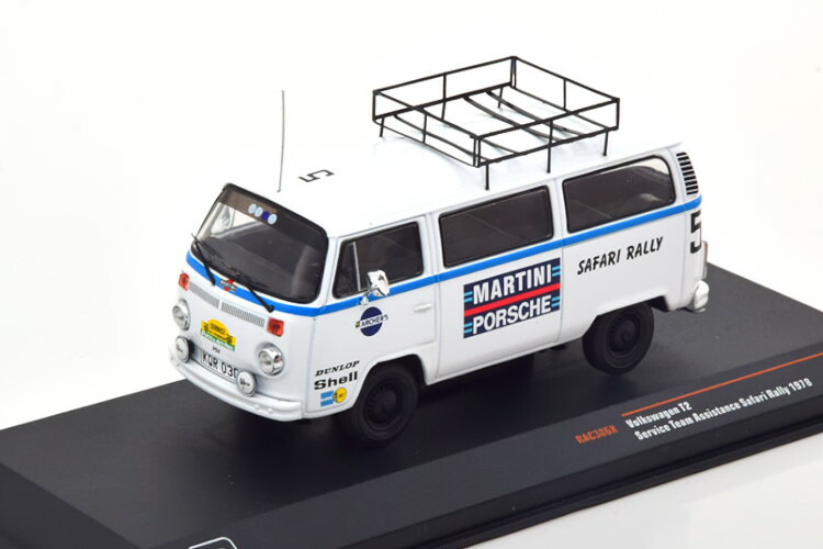 イクソ 1/43 フォルクスワーゲン T2 マティーニ ポルシェ サファリ ラリー 1978 Ixo 1:43 VW T2 Martini Porsche Safari Rally 1978