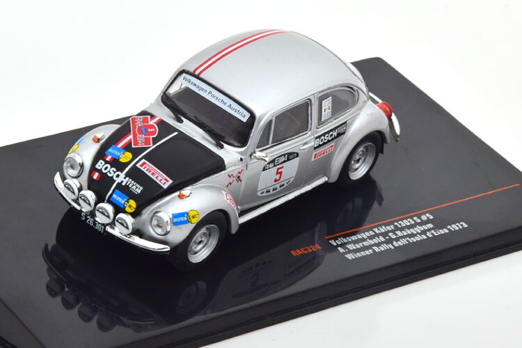 イクソ 1/43 フォルクスワーゲン ケーファー 1303S 優勝 ラリー デル イゾラ エルバ 1973Ixo 1:43 VW K?fer 1303S Winner Rally dell Isola Elba 1973 Warmbold/Ha?ggbom｜Reowide モデルカー カタログ SHOP