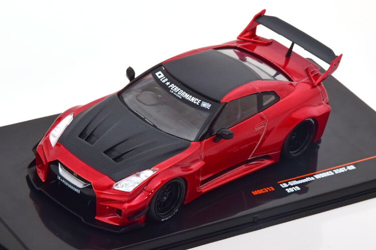 イクソ 1/43 日産 35 GT-RR LB ワークス 2019 レッドメタリック ブラックIxo 1:43 Nissan 35 GT-RR LB Works 2019 redmetallic black|Reowide モデルカー カタログ SHOP