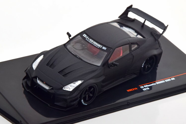 イクソ 1/43 日産 35 GT-RR LB ワークス 2019 マットブラック Ixo 1:43 Nissan 35 GT-RR LB Works 2019 matt-black