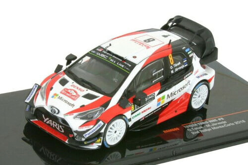 イクソ 1/43 トヨタ ヤリス WRC #8 2nd モンテカルロ サルデーニャ 2018Ixo 1:43 Toyota Yaris WRC n&deg;8 2nd Rallye Monte Carlo Sardegna 2018 Tanak Jarveoja｜Reowide モデルカー カタログ SHOP