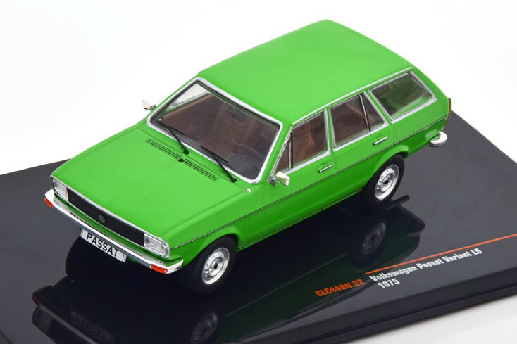 イクソ 1/43 フォルクスワーゲン パサート バリアント LS 1975 緑であることIxo 1:43 VW Passat Variant LS 1975 green 車-おもちゃ