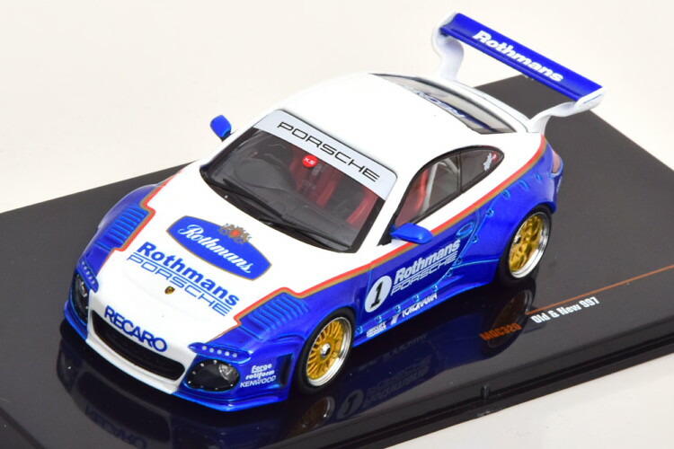イクソ 1/43 ポルシェ 911 (997) オールド ニュー ロスマンズ Ixo 1:43 Porsche 911 (997) Old New Rothmans