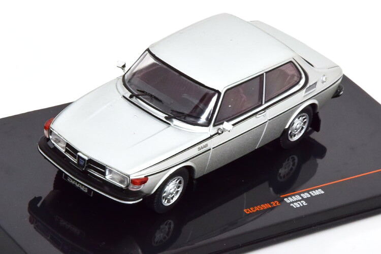 イクソ 1/43 サーブ 99 EMS 1972 シルバーIxo 1:43 SAAB 99 EMS 1972 silver｜Reowide モデルカー カタログ SHOP