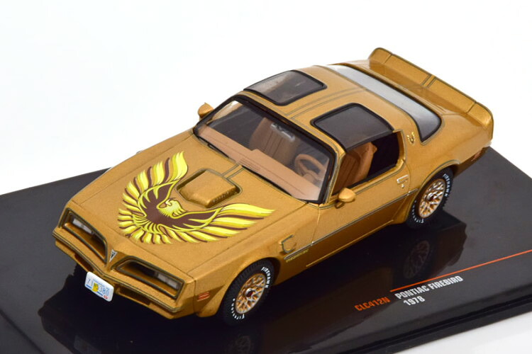 イクソ 1/43 ポンテアック ファイヤーバード トランザム 1978 ゴールド Ixo 1:43 Pontiac Firebird Trans Am 1978 golden