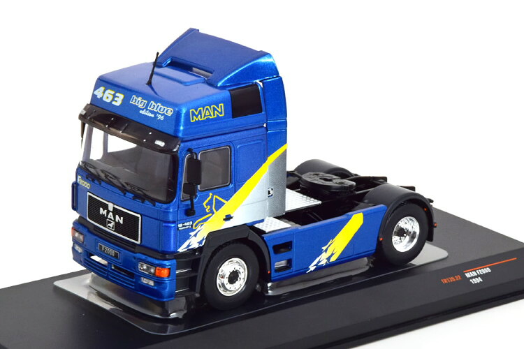 イクソ 1/43 MAN F2000 牽引車 ブルーメタリック/グレー/イエロー Ixo 1:43 MAN F2000 towing vehicle bluemetallic grey yellow