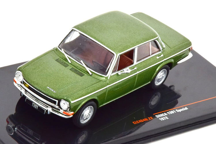 イクソ 1/43 シムカ 1301 スペシャル サルーン 1972 グリーンメタリック Ixo 1:43 Simca 1301 Special Saloon 1972 greenmetallic